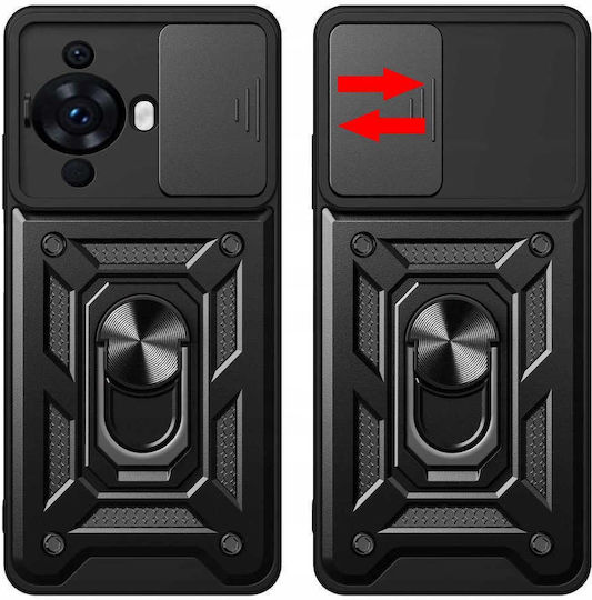 Spacecase Umschlag Rückseite Schwarz (Huawei Nova 11, Huawei Nova 12S)