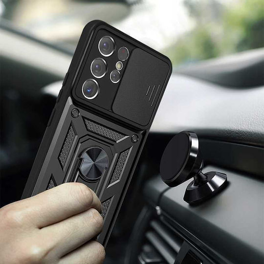 Spacecase Back Cover Negru (Galaxy S21 Ultra 5G)