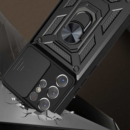 Spacecase Back Cover Negru (Galaxy S21 Ultra 5G)