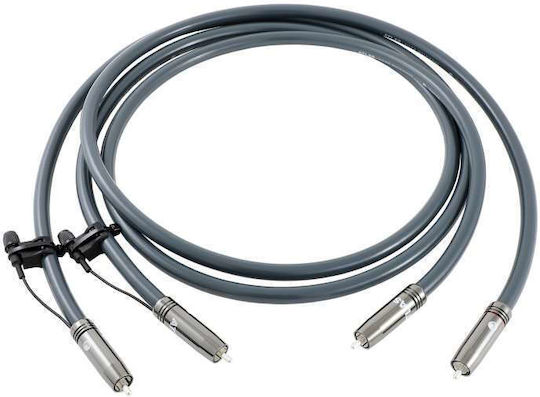 Atlas Cables Ailsa Ultra Cablu 2x RCA de sex masculin - 2x RCA de sex masculin 1m