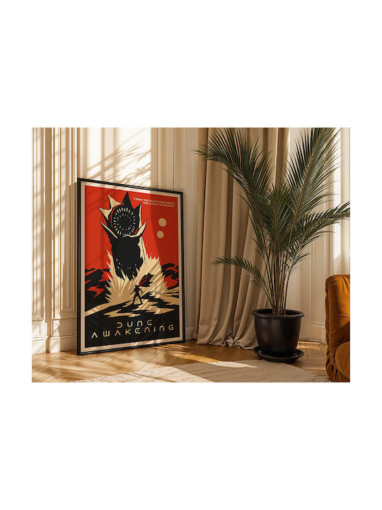 Gaming Poster Dune Awakening Pop Art Gm2387 21cm X 30cm White Frame PVC