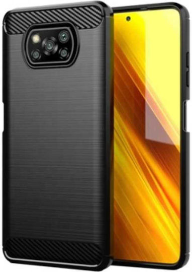 Spacecase Силиконова Задна Корица Черен (Poco X3 NFC / X3 Pro)
