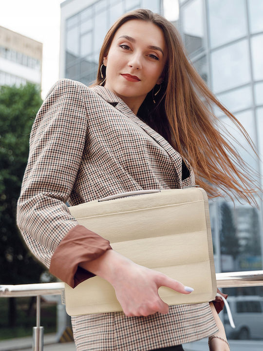 Innostyle Wasserdicht Tasche Fall für Laptop 14" in Beige Farbe S610SA-14