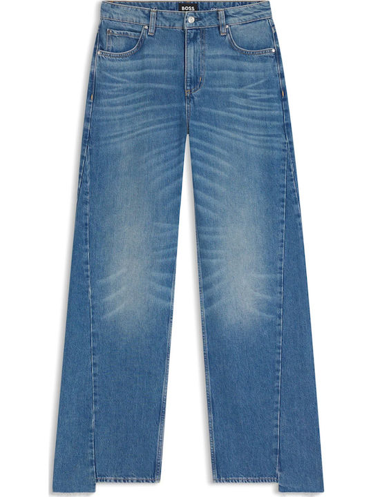 Γυναικείο Jean Παντελόνι σε Relaxed Εφαρμογή Indigo