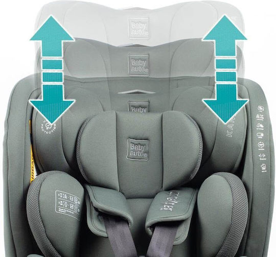 Babyauto Kanda IFix Καθισματάκι Αυτοκινήτου i-Size με Isofix Phantom Grey 0-36 kg