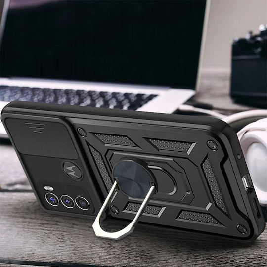 Spacecase Back Cover Black (Moto G60)