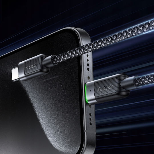 Mcdodo Magnetic USB 2.0 Cable USB-C Male - USB-C 60W Black 1.2m 606P90