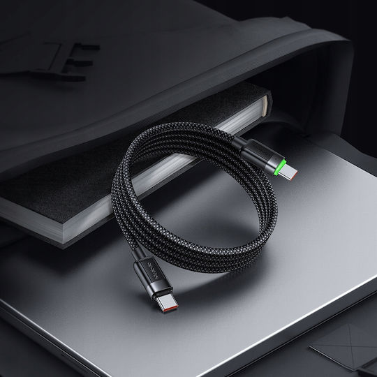 Mcdodo Magnetic USB 2.0 Cable USB-C Male - USB-C 60W Black 1.2m 606P90
