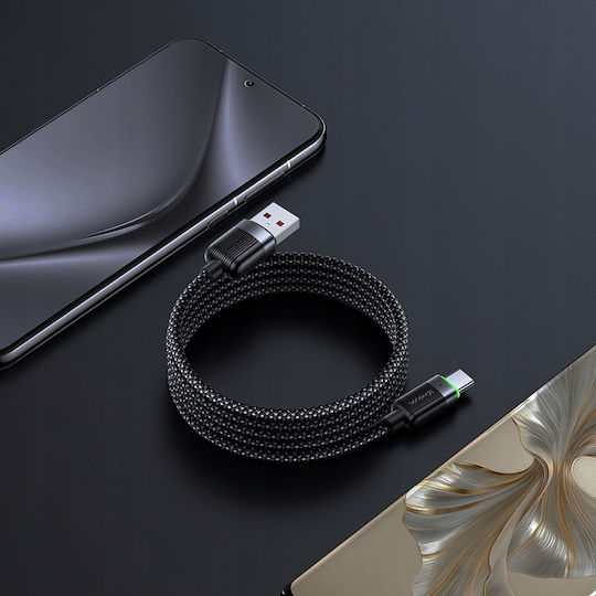 Mcdodo Magnetic USB 2.0 Cable USB-C male - USB-A 100W PD Μαύρο 1.2m 556Z72