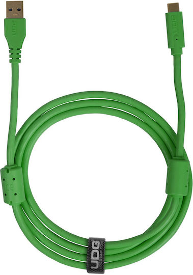 UDG USB 3.0 Cable USB-C male - USB-A Πράσινο 1.5m U98001GR