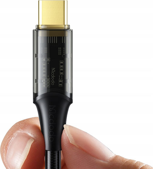 Mcdodo CA-2092 USB 2.0 Cable USB-C Male - USB-A 100W Black 1.8m