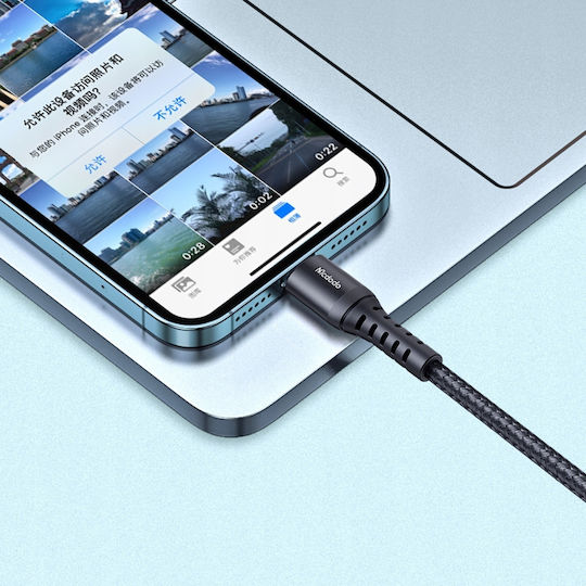 Mcdodo Редовна USB-C към Lightning кабел 36W Черен 1м (CA-5631)