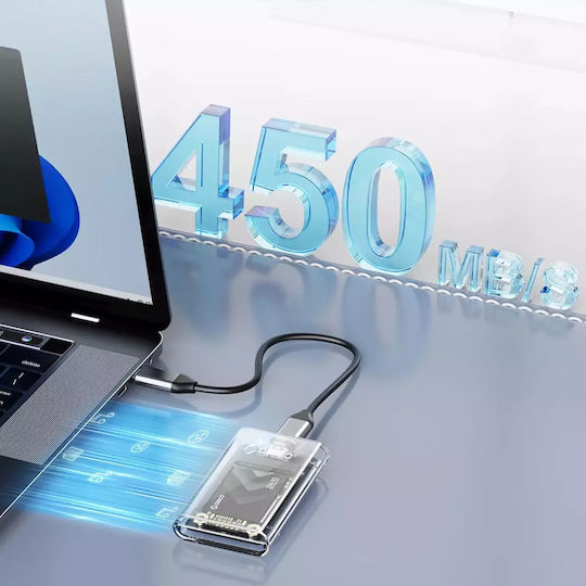 Orico Твърд диск кутия mSATA с връзка Type-C в Черен цвят