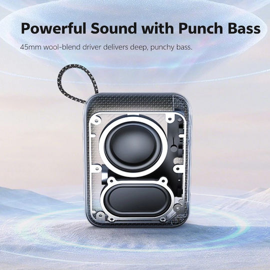 QCY SP2 Waterproof Bluetooth Speaker 5W with Battery Life up to 17 hours Black
