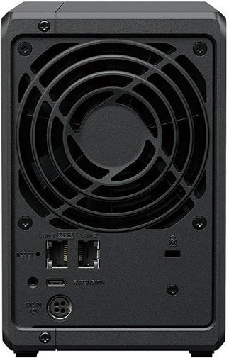 Synology DiskStation NAS Tower με 2 θέσεις για HDD/M.2/SSD και 2 θύρες Ethernet