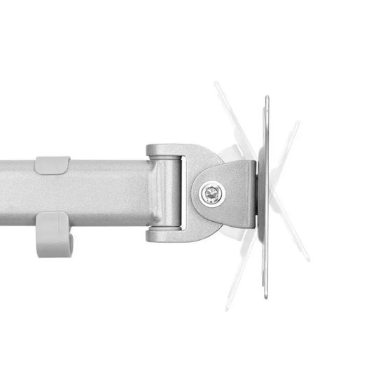 Neomounts Halterung Auf dem Schreibtisch für 2 Monitore bis 27" (NM-D135DSILVER)