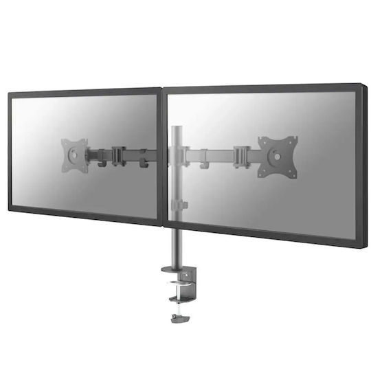 Neomounts Halterung Auf dem Schreibtisch für 2 Monitore bis 27" (NM-D135DSILVER)