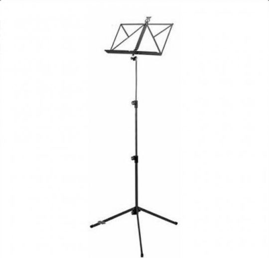 Soundsation SMS-500 Αναλόγιο Μουσικής Ύψους 23cm Μαύρο με Τσάντα Μεταφοράς