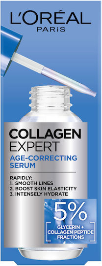 L'Oreal Paris Collagen Specialist Serum Hidratant și Anti-îmbătrânire pentru Față cu Colagen 30ml