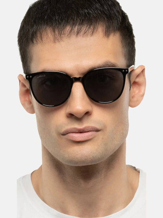 Smooder Unisex Sonnenbrille mit Gray Kunststoff Gestell und Gray Linse YAS02