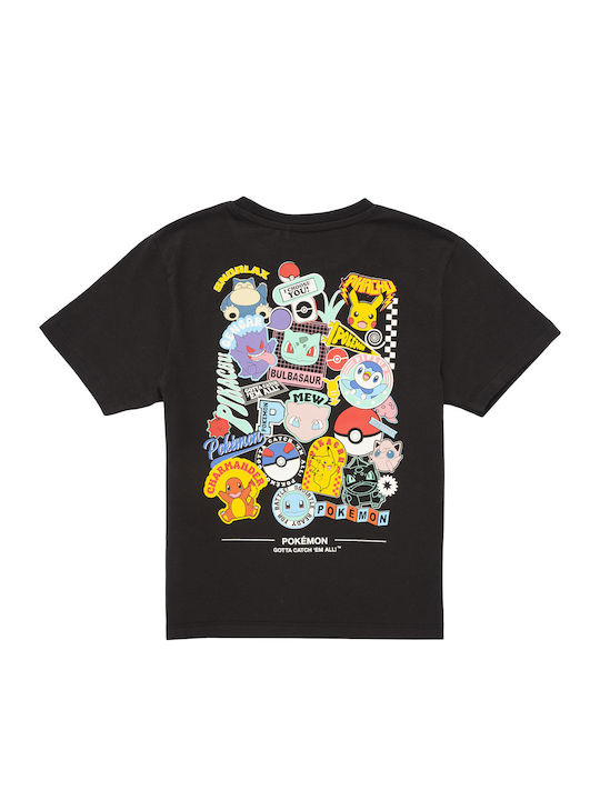 Kids' T-shirt Black Pokemon Pokemon
