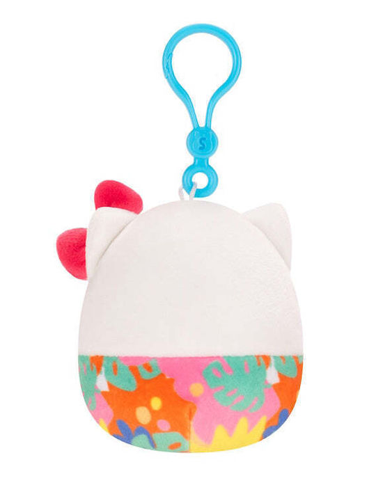 Jazwares Squishmallows Tropical Food Λούτρινο Μπρελόκ Hello Kitty 9 Εκ