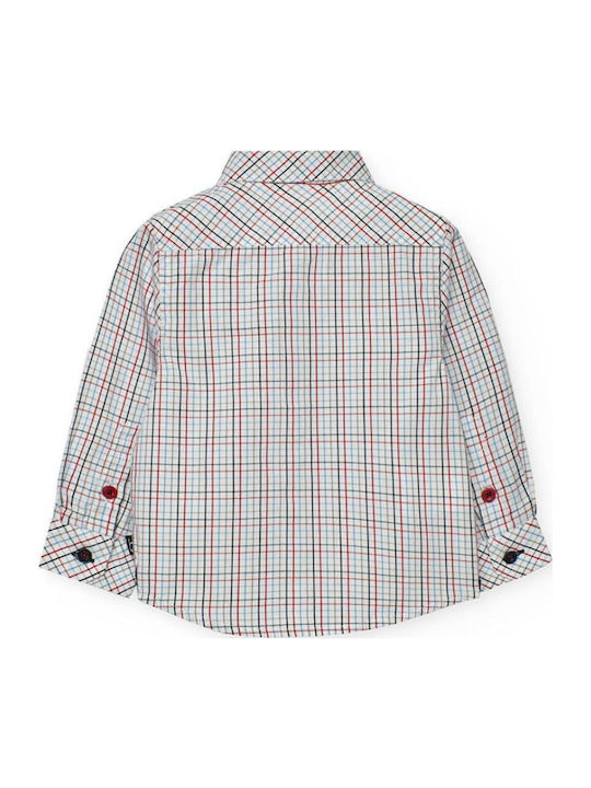 Kids Checked Shirt Long Sleeve Multicolour