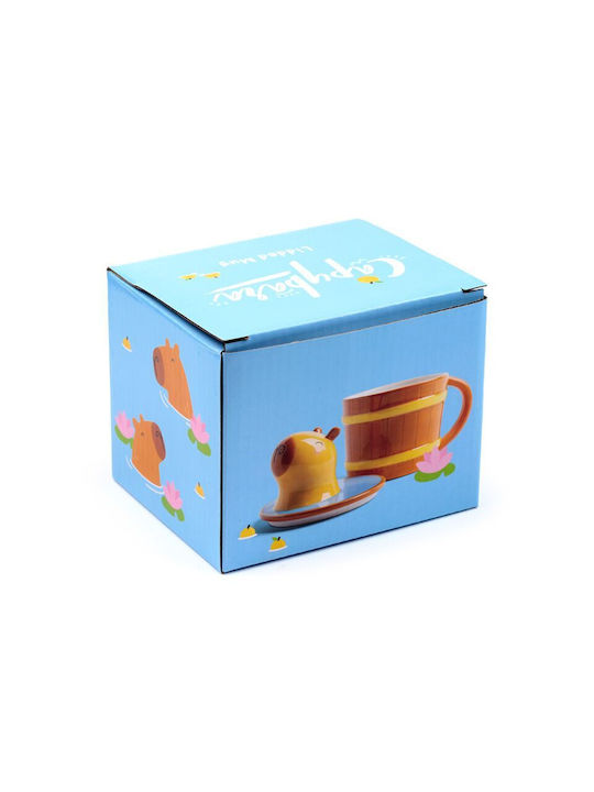 Puckator Cană Ceramică Cu Capac 300ml
