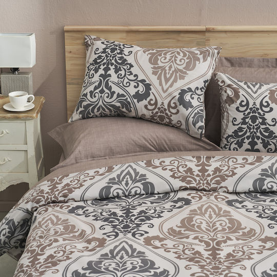Charalambidis Textiles Bettlaken Super-Doppel 230x260cm. Υπέρδιπλο Beige