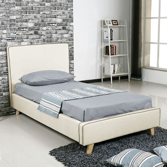 Morisson Κρεβάτι Υπέρδιπλο για Στρώμα 160x200cm Εκρού Morisson Κρεβάτι Υπέρδιπλο για Στρώμα 160x200cm Εκρού