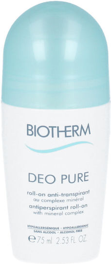 Biotherm Deo Pure Αποσμητικό σε Roll-On 75ml