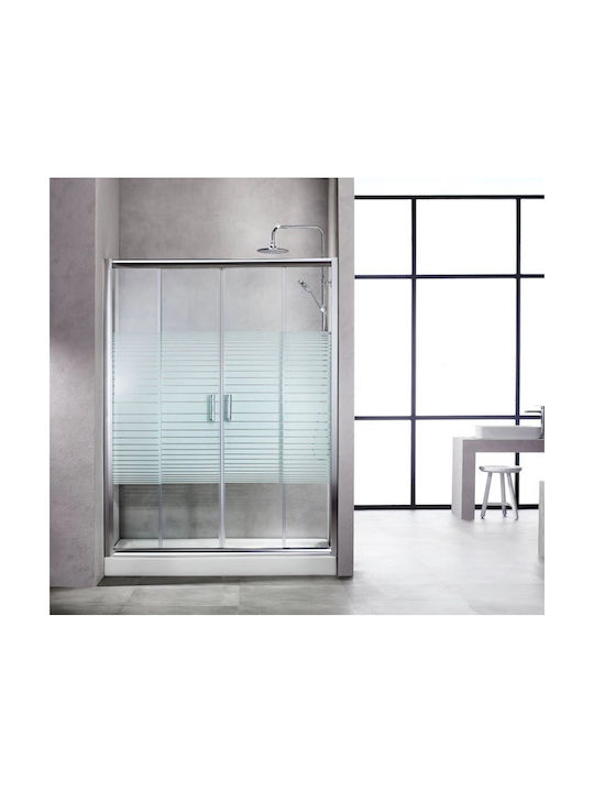 Tema Divider De Verandă Duș Cu Ușă Glisantă 160x180cm Serigrafato