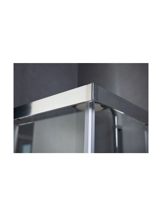 Tema Cabin for Shower with Sliding Door 80x120cm Clear Glass
