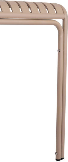 Rachel Sitting Room Outdoor Free Standing Aluminum Table Champagne 79x79x75cm