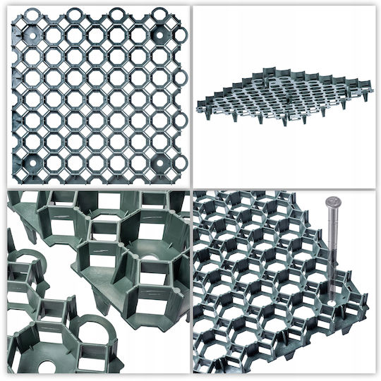 Kadax Material pentru Podea de Grădină 50x50buc 20buc