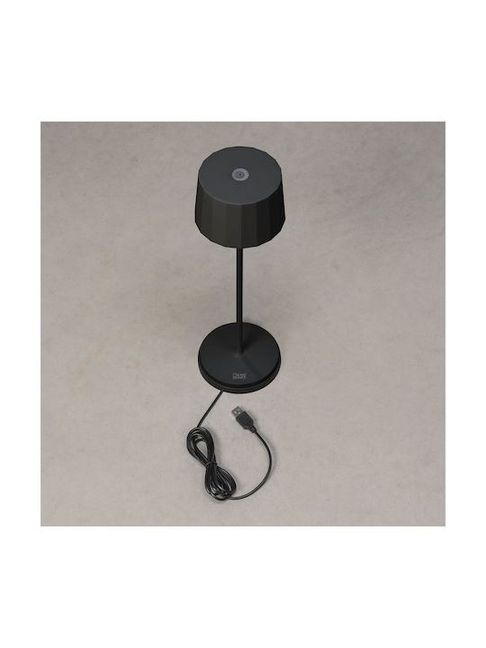 Konstsmide Lampa De Masă LED Pentru Exterior Cu Lumină Alb Cald IP54 Neagră