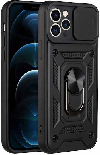 Spacecase Back Cover Negru (iPhone 12 / 12 Pro)