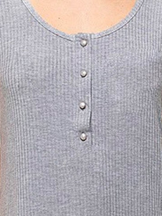 Koyote Sommer Damen Nachthemd Gray
