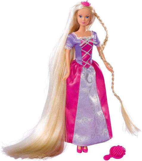 Simba Steffi Love Rapunzel Growing Hair Κούκλα Ραπουνζέλ