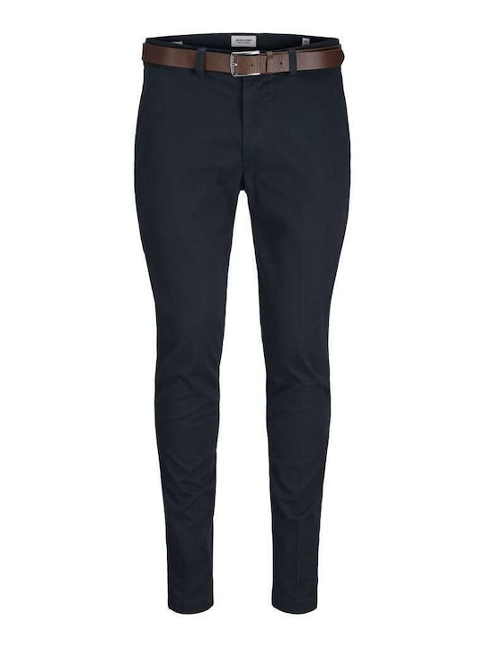 Hose Chino Elastisch in Schlanker Passform Dark Navy