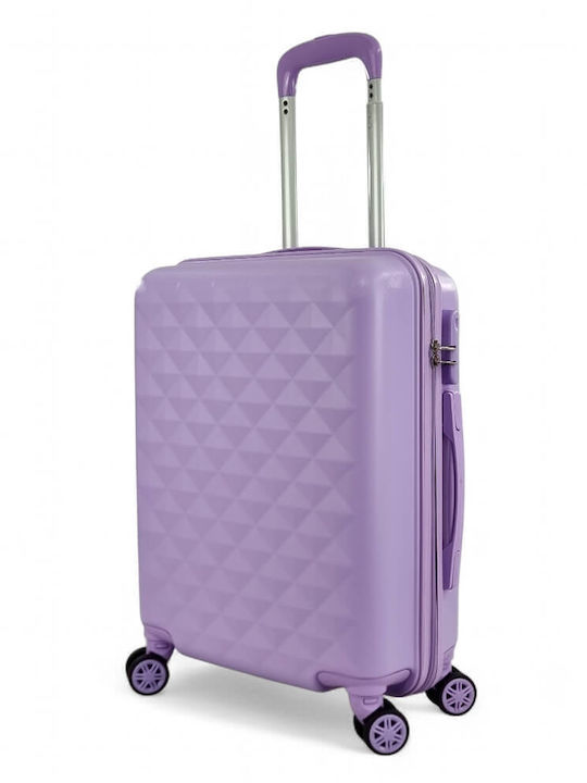 Playful Bags Children's Cabin Travel Suitcase Hard Lila with 4 Wheels Height 55cm