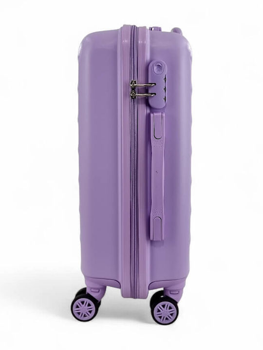 Playful Bags Children's Cabin Travel Suitcase Hard Lila with 4 Wheels Height 55cm