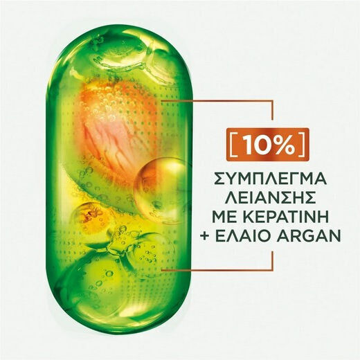 Garnier Keratin Sleek Conditioner Αναδόμησης/Θρέψης για Φριζαρισμένα Μαλλιά 200ml