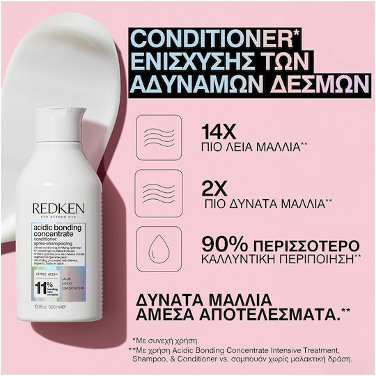 Redken Acidic Bonding Concentrate Conditioner Reconstruction/Nourishment for All Hair Types 300ml