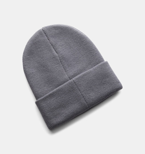Halftime Beanie Unisex Σκούφος Πλεκτός σε Γκρι χρώμα
