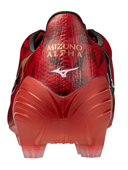 Mizuno Ii Japan Football Shoes with Cleats Red