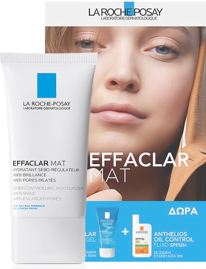 La Roche Posay Effaclar Mat Σετ Περιποίησης για Ενυδάτωση & Σύσφιξη 3τμχ