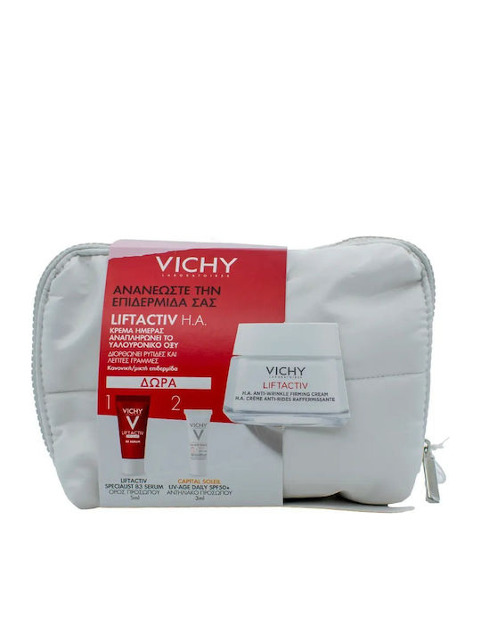 Vichy Liftactiv H.A. Комплект за грижа за кожата за Против стареене, Блясък & Стягане на кожата 4бр
