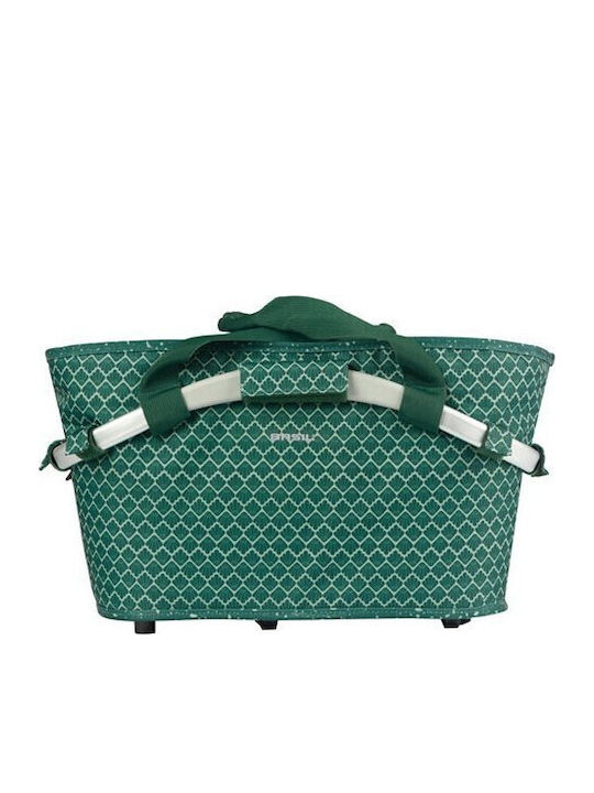 Basil Bicycle Basket Green