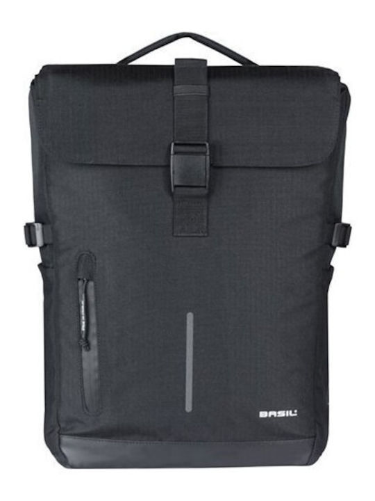 Basil Double Bicycle Rack Bag Black